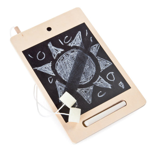 Donkey I-Wood mini - I-Pad aus Holz mit Kreide und Schwämmchen für Kinder