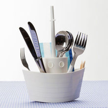 Monkey Business Dinner Boat in weiß - Design Besteck- und Serviettenhalter für den Tisch
