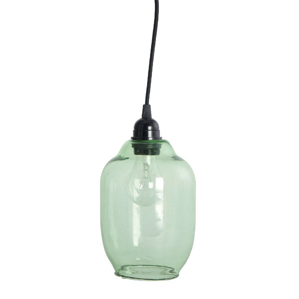 House Doctor Lampe Goal grün | Hängelampe aus Glas | Deckenlampe