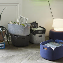 Muuto Korb Restore dunkelbraun - Filzkorb und Design Aufbewahrungskorb