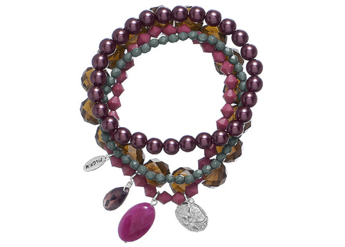 Armband pink pearls von Pilgrim