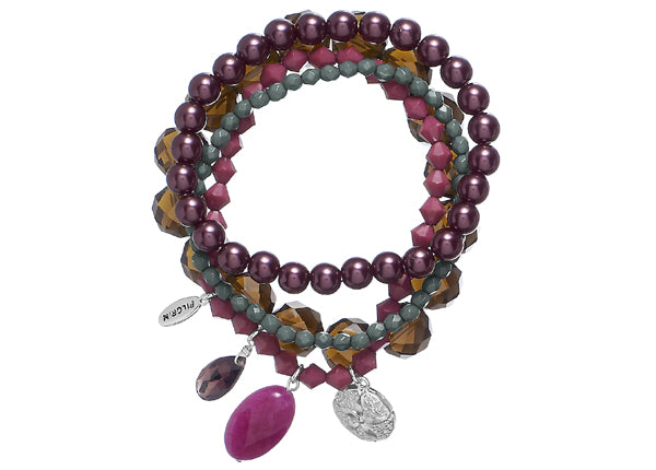 Armband pink pearls von Pilgrim