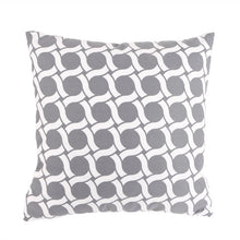 Bio Baumwolle Kissen Canvas in grau - Dekokissen von Pete & Sally in 40x40 cm made in Germany