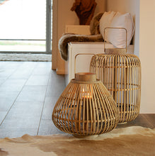 Broste Copenhagen Laterne Sahara - Windlicht aus Bambusholz