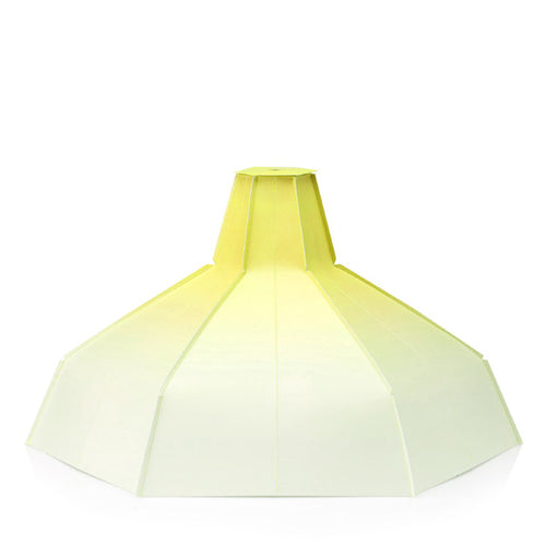 Pepe Heykoop Papierlampe folded lampshade gelb - Designer Lampenschirm aus Papier