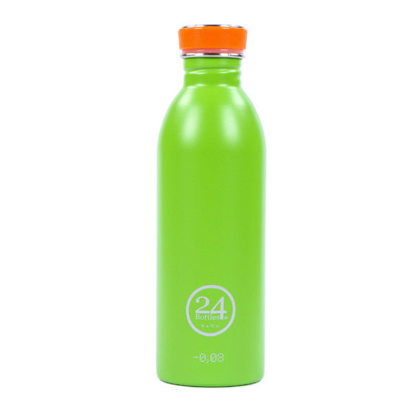 24bottles Edelstahl Trinkflasche lime green - Designer Sport Trinkflasche grün 500 ml