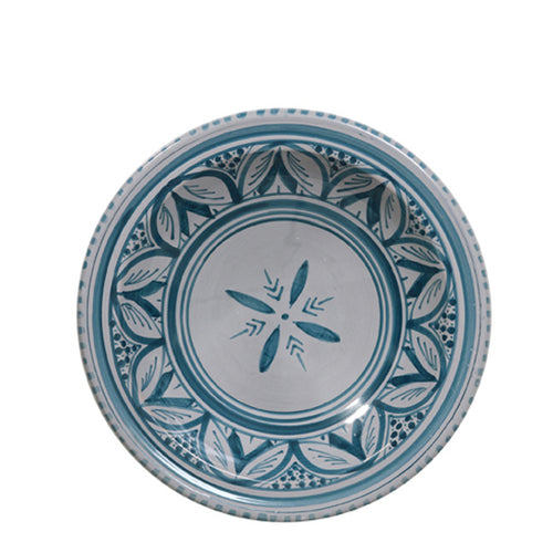 HK Living Souk Bowl grau-blau - handmade Schale Marokko Design