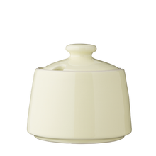 Bloomingville Zuckerdose Alberte in vanille - Keramikdose mit Deckel in pastell gelb