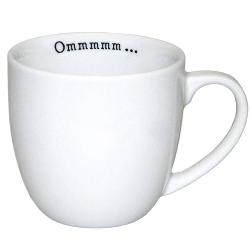 Susaba Glückstasse Ommmmm für alle Yogis - Yoga-Tasse aus Keramik made in Germany