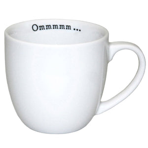 Susaba Glückstasse Ommmmm für alle Yogis - Yoga-Tasse aus Keramik made in Germany