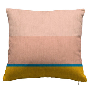 Fest Amsterdam Sofakissen Copper 45x45 cm - schönes Kissen in rosa-gelb