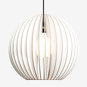 IUMI Hängelampe AION weiß - Lampe aus Holz made in Berlin