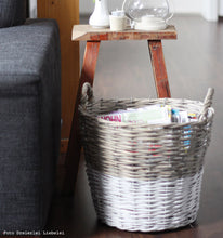 Bloomingville Rattankorb geflochten für Zeitschriften, Decken und Sonstiges