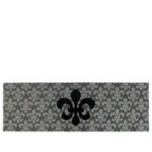 Langer Türvorleger Fleur De Lis – extra lange Fußmatte aus Kokosfaser 120 x 44 cm