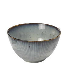 Broste Müslischale Nordic - Schale aus Steingut in blau-grau Tönen