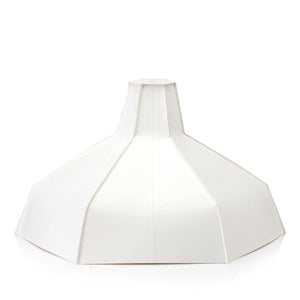 Pepe Heykoop Papierlampe folded lampshade weiß - Designer Lampenschirm aus Papier