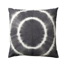 Bloomingville Baumwollkissen 40x40 cm in weiß grau - Kissen im Batiklook