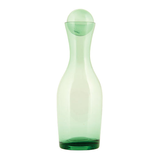 House Doctor Glas Karaffe Houston grün - Design Glaskaraffe mit Kugelverschluss