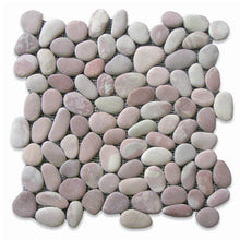 stein & ambiente 1 qm Kieselsteinboden light pink - Kieselsteinfliesen "orient pink"