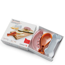 Donkey BBQ Veggies - 3 Stück lustige Gemüseausstecher aus rostfreiem Edelstahl