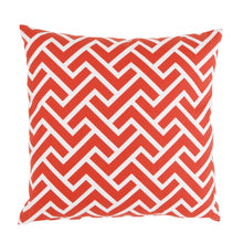 Bio Baumwolle Sofakissen Canvas in rot von Pete & Sally in 50x50 cm made in Germany