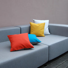 Pete & Sally Outdoor Kissen in orange-taupe 40x40 cm - Außenkissen UV beständig