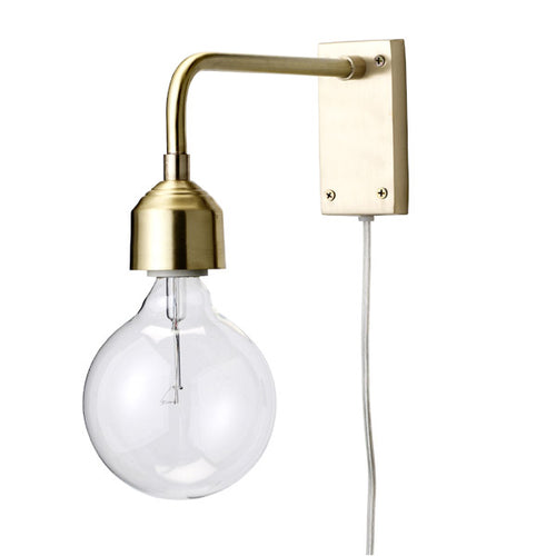 Bloomingville Wandlampe in gold - exklusive Wandleuchte