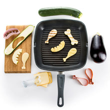 Donkey BBQ Veggies - 3 Stück lustige Gemüseausstecher aus rostfreiem Edelstahl