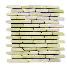 1 qm Marmorsticks ibis white in creme von stein & ambiente - Marmorstäbchen beige