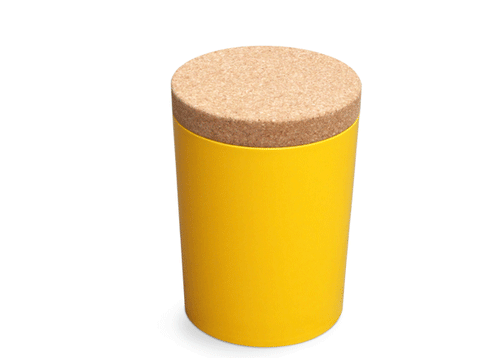 Buck klein in gelb von Pension für Produkte -  Hocker mit Stauraum