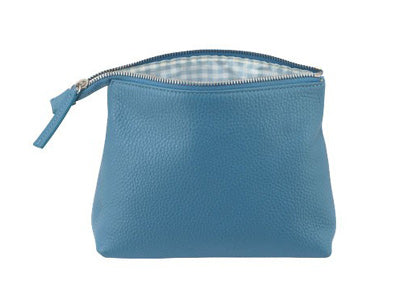 Kulturtasche aus Leder in petrol von chi chi fan Hamburg