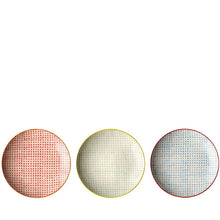 Bloomingville Teller Carla 3 Stück - Frühstücksteller handbemalt