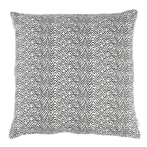PB Home Kissenhülle Black Waves 50x50 cm - Sofakissen in schwarz-weiß