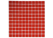 stein & ambiente Glasmosaik candy-red - 1 Netz 30x30 cm Mosaik aus Glas in rot