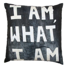 HK Living Sofakissen I am what I am - Dekokissen 43x43 cm aus Baumwolle