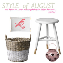 Bloomingville Rattankorb geflochten für Zeitschriften, Decken und Sonstiges