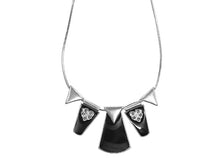 Pilgrim Kette Eclectic Princess - versilberte Halskette mit Kristallsteinen