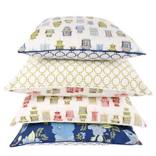 Bio Baumwolle Dekokissen Blue Birds 50x50 cm - Wendekissen von Pete & Sally made in Germany