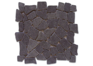 1 qm Natursteinmosaik cosmic black aus Lavagestein von stein & ambiente