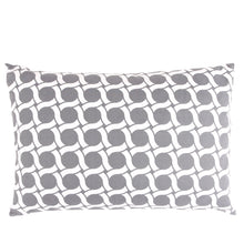 Bio Baumwolle Kissen Canvas in grau - Dekokissen von Pete & Sally in 40x60 cm made in Germany