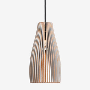 IUMI Pendelleuchte ENA grau - Hängelampe aus Holz made in Berlin