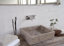 Marmorwaschbecken rectangle von stein & ambiente