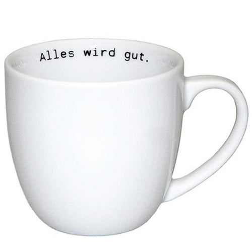 Susaba Glückstasse Alles wird gut - Tasse aus Keramik made in Germany