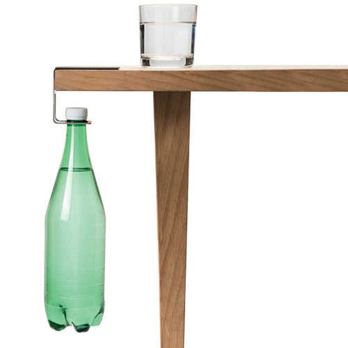 Monkey Business Discreet aus Edelstahl - praktischer Flaschenhalter für den Tisch