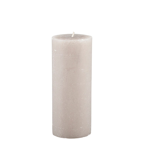 Broste Copenhagen große Stumpenkerze Leinen Ø7 xH17cm - für Laternen und Windlichter