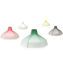 Pepe Heykoop Papierlampe folded lampshade grün - Designer Lampenschirm aus Papier