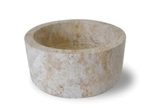 Marmorwaschbecken drum von stein & ambiente mit 40 cm Durchmesser