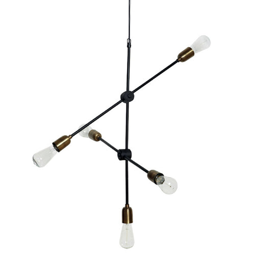 House Doctor Hängelampe Molecular - Designer Deckenlampe Mid-Century