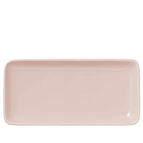 Bloomingville Servierplatte Alberte in erdbeer -  Keramikplatte in pastell rosa