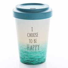 Bamboo Cup Choose Happy - wiederverwendbarer Becher aus Bambus